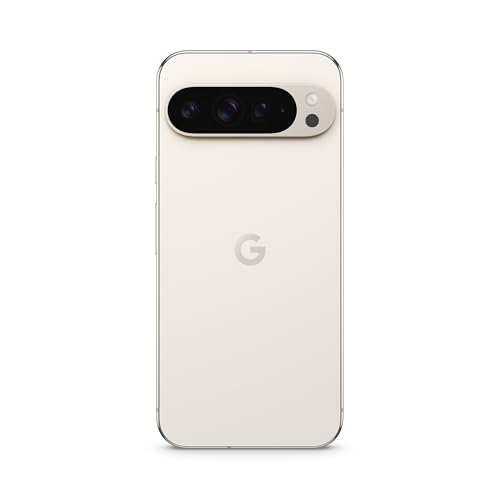 Google Pixel 9 Pro XL – Android-Smartphone mit Gemini ohne SIM-Lock, Dreifach-Rückkamerasystem, 24 Stunden Akkulaufzeit und EIN 6,8 Zoll großes Super Actua-Display – Porcelain, 256GB¹