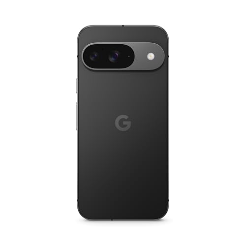 Google Pixel 9 - Unlocked Android Smartphone with Gemini, Advanced Camera, 24-Hour Battery, and 6.3" Actua Display - Obsidian, 128GB¹