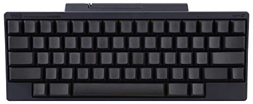 HHKB HYBRID Tastatur PD-KB800BN, Tastenkappen ohne Beschriftung, Professionelle Mechanische 60% Tastatur, Bluetooth, USB-C (Holzkohlenschwarz)¹