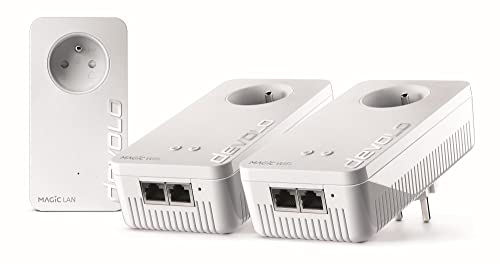 devolo Magic 2 WiFi next: schnellstes CPL Multiroom Kit der Welt (2400 Mbit/s, 5 Gigabit-Ethernet-Ports) ideal für Download und Streaming (geeignet für Frankreich)