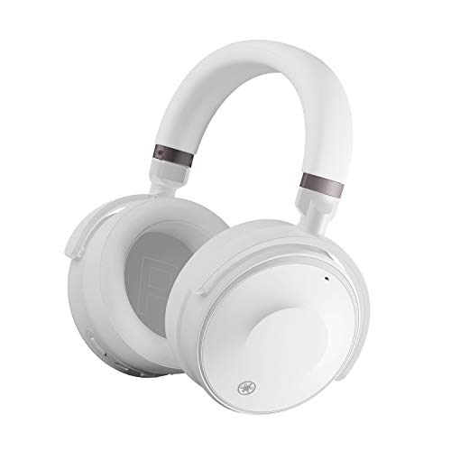 Yamaha YH-E700A kabellose Over-Ear Kopfhörer weiß – Advanced Active Noise Cancelling Kopfhörer mit 35 h Akkulaufzeit und Freisprechfunktion