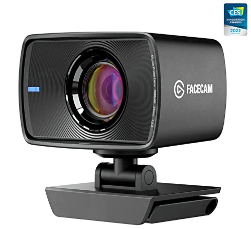 Elgato Facecam - Full-HD-Webcam (1080p60) für Streaming, Gaming, Videokonferenzen, Sony-Sensor, fortgeschrittene Lichtkorrektur, Bedienung wie bei einer DSLR, für OBS, Zoom, Teams und mehr, für PC/Mac