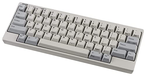 HHKB HYBRID Tastatur PD-KB800W, Gedruckte Tastenkappen, Professionelle Mechanische 60% Tastatur, Bluetooth, USB-C (Weiß)¹